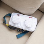 Signature Knob 1x2 waistbag|White