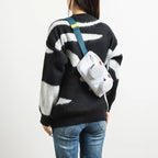 Signature Knob 1x2 waistbag|White