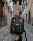 Macaroon Black Series Backpack|Black