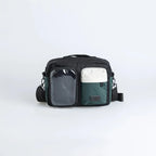 Satchel Lucent Series Crossbody Bag|Black x Slate Green