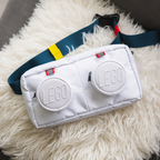 Signature Knob 1x2 waistbag|White