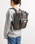 Macaroon Classic Series Backpack|Charcoal
