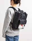 Macaroon Lucent Series Backpack|Black