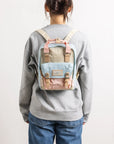 Macaroon Mini Series Backpack|Cream x Iceberg x Sakura