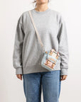 Macaroon Tiny Series Crossbody Bag|Cream x Iceberg x Sakura