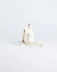 Macaroon Tiny Organic Cotton Series Crossbody Bag|Beige