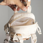 ドーナツ マカロン タイニー オーガニックコットン 小型 軽量 ショルダーバッグ 1L