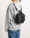 Pyramid Tiny Nomad 2way Mini Bag|Black