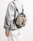 Pyramid Tiny Nomad 2way Mini Bag|Stone