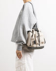 Pyramid Tiny Nomad 2way Mini Bag|Stone
