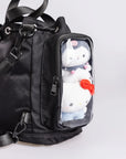 Pyramid Tiny Lucent Series Backpack|Black