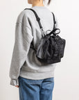 Pyramid Tiny Lucent Series Backpack|Black