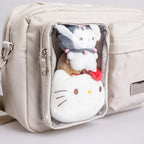 Satchel Lucent Series Crossbody Bag|Stone