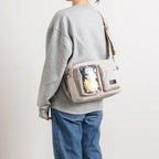 Satchel Lucent Series Crossbody Bag|Stone