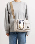 Satchel Lucent Series Crossbody Bag|Stone