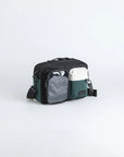 Satchel Lucent Series Crossbody Bag|Black x Slate Green