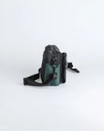Satchel Lucent Series Crossbody Bag|Black x Slate Green