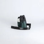 Satchel Lucent Series Crossbody Bag|Black x Slate Green