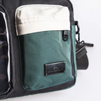 Satchel Lucent Series Crossbody Bag|Black x Slate Green