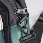 Satchel Lucent Series Crossbody Bag|Black x Slate Green