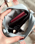 Macaroon Tiny Series Crossbody Bag|Cream x Iceberg x Sakura