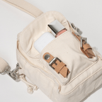 ドーナツ マカロン タイニー オーガニックコットン 小型 軽量 ショルダーバッグ 1L