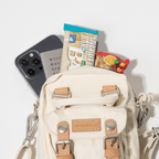 ドーナツ マカロン タイニー オーガニックコットン 小型 軽量 ショルダーバッグ 1L