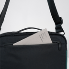 Satchel Lucent Series Crossbody Bag|Black x Slate Green