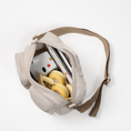 ドーナツ サッチェル ルーセント 透明ポケット付き ショルダーバッグ 痛バッグ 9L