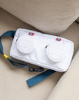 【特典付き】Signature Knob 1x2 waistbag｜White