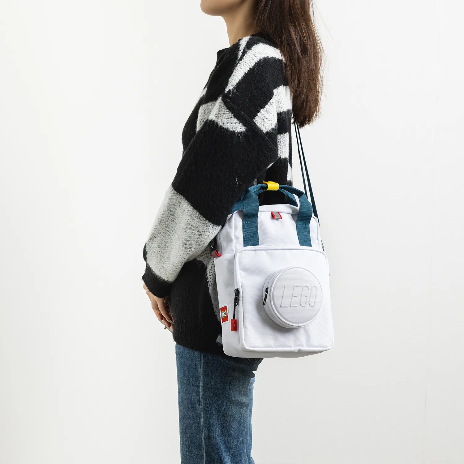Signature Brick 1x1 2way Bag｜White