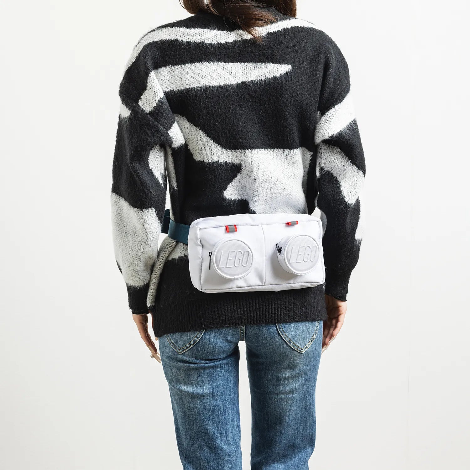 Signature Knob 1x2 waistbag｜White