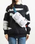【特典付き】Signature Knob 1x2 waistbag｜White