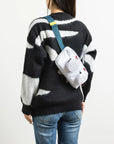 【特典付き】Signature Knob 1x2 waistbag｜White