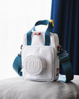 【特典付き】Signature Brick 1x1 Crossbody Bag｜White