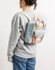 Macaroon Mini Series Backpack｜Cream x Iceberg x Sakura