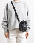 Macaroon Tiny Series Crossbody Bag｜Black