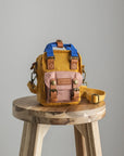 Macaroon Tiny Series Crossbody Bag｜Yellow x Rose
