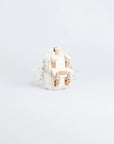 Macaroon Tiny Organic Cotton Series Crossbody Bag｜Beige