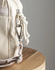 Macaroon Tiny Organic Cotton Series Crossbody Bag｜Beige