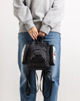 Pyramid Tiny Lucent Series Backpack｜Black