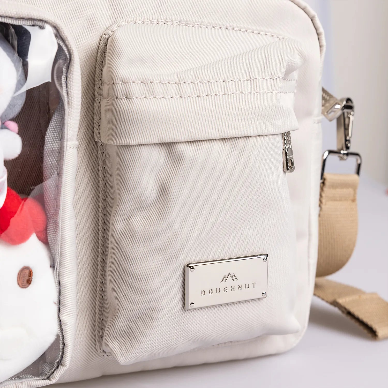 Satchel Lucent Series Crossbody Bag｜Stone