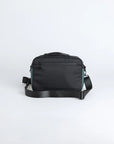 Satchel Lucent Series Crossbody Bag｜Black x Slate Green