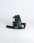 Satchel Lucent Series Crossbody Bag｜Black x Slate Green
