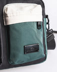 Satchel Lucent Series Crossbody Bag｜Black x Slate Green