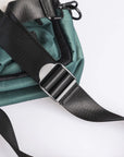Satchel Lucent Series Crossbody Bag｜Black x Slate Green