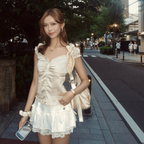 ドーナツ エクレール ガールチュード  ショルダーバッグ 7L